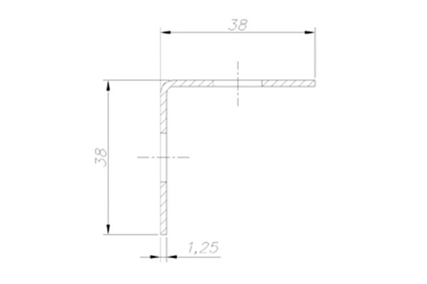 Cantoneira Perfurada S-140